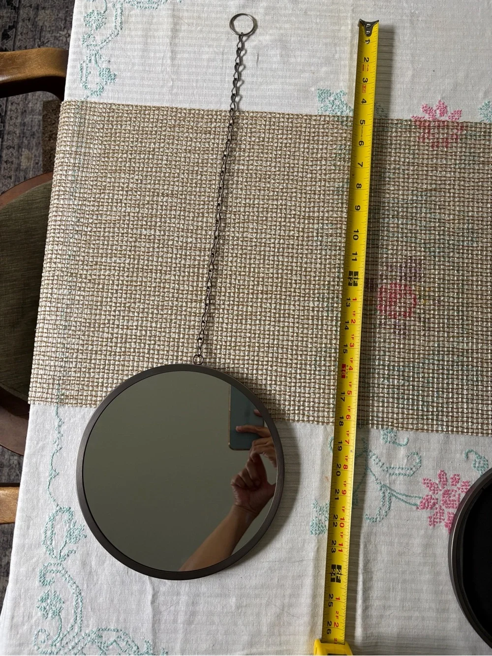 Umbra Dima Round Hanging Wall Mirrors in Bronze Frame - Set of 3